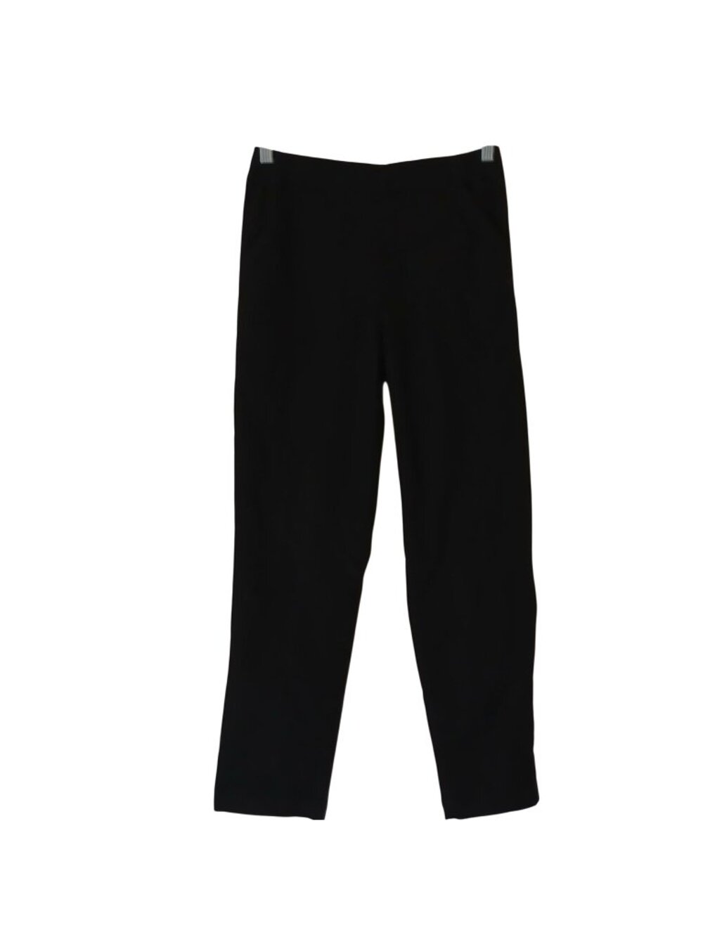 Croft & Barrow Black Petite 4P Cotton Blend Stretch Pants Pockets Straight #I-11